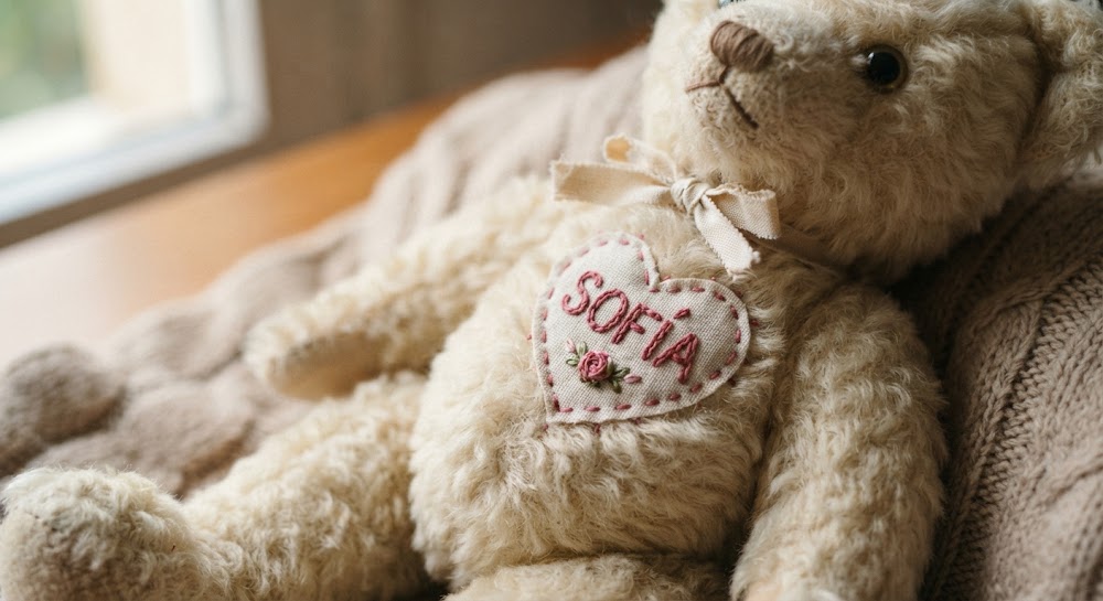 Detalle especial de peluche